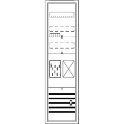 ABB Striebel & John BA17FA Komplettschrank, AP BKE-I,...