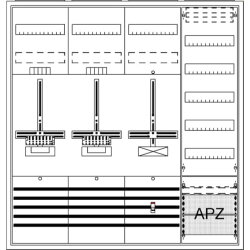 ABB Striebel & John DA47PH Komplettschrank, AP...