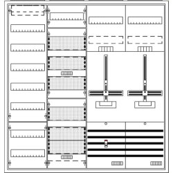 ABB Striebel & John DA47HHM Komplettschrank, AP...