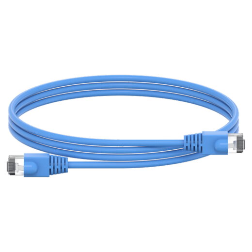 ABB Striebel & John ZLPBL150 Patchleitung RJ45 mit Stecker, blau, Länge: 1500mm