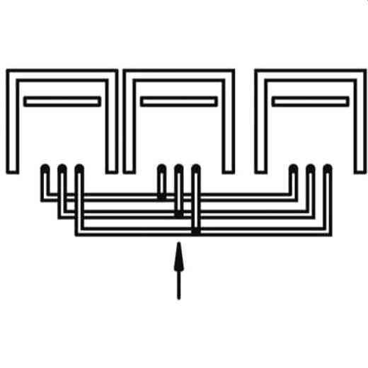 ABB Striebel & John ZH317 Sammelschienen-System Für Modul M(B)T342