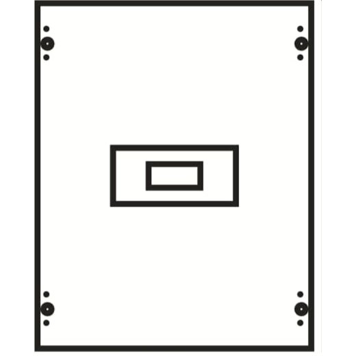 ABB Striebel & John AG201 Abdeckung mit Ausschnitt Zubehör CombiLine Innenausbausystem