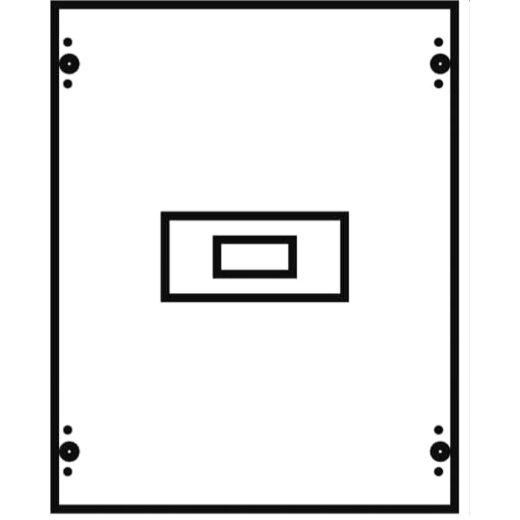 ABB Striebel & John AG208 Abdeckung mit Ausschnitt XT1 Zubehör CombiLine Innenausbausystem