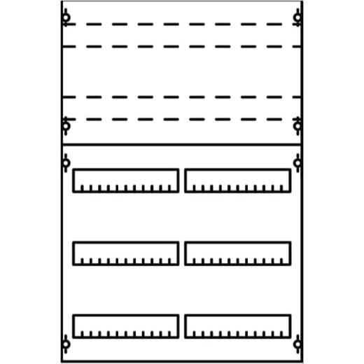 ABB Striebel & John 2V1K-150 Verteilerfeld 5RE / 2FB, BH1