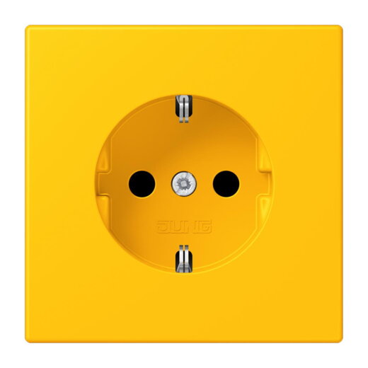 Jung SCHUKO Steckdose, 16 A 250 V ~, SAFETY+, Serie LS, le jaune vif LC1520KI263
