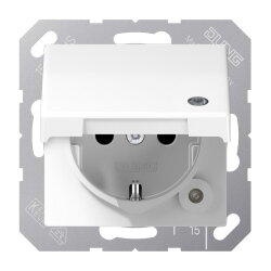 Jung SCHUKO Steckdose, 16 A 250 V ~, ohne Krallen,...