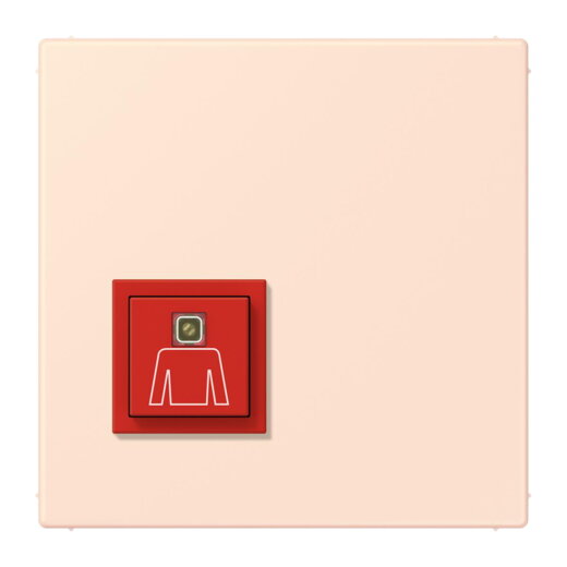 Jung Notrufsystem Ruftaster, Serie LS, orange pâle NRSLC0834RT226