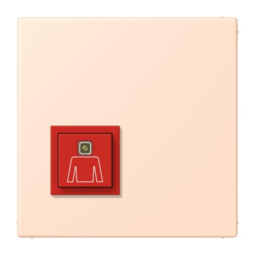 Jung Notrufsystem Ruftaster, Serie LS, rose pâle NRSLC0834RT228