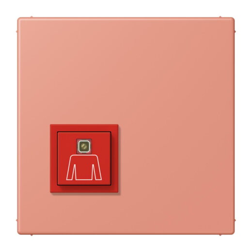 Jung Notrufsystem Ruftaster, Serie LS, locre rouge moyen NRSLC0834RT233