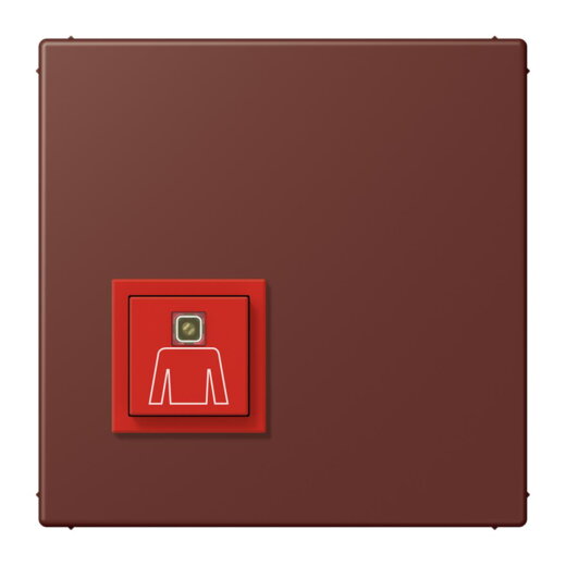 Jung Notrufsystem Ruftaster, Serie LS, terre sienne br?lée 31 NRSLC0834RT235