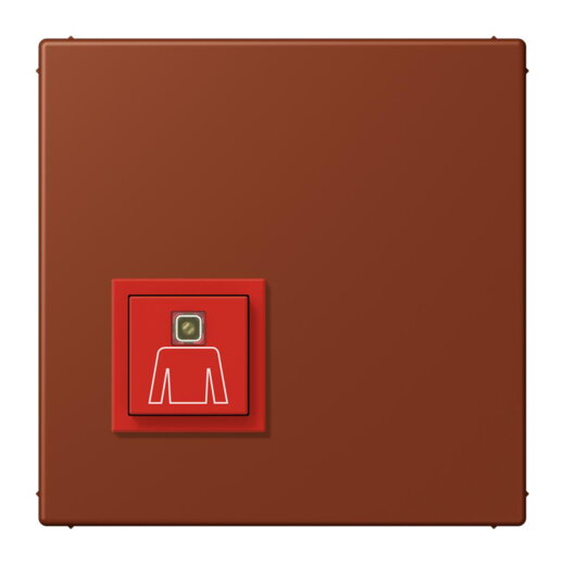 Jung Notrufsystem Ruftaster, Serie LS, terre sienne br?lée 59 NRSLC0834RT247