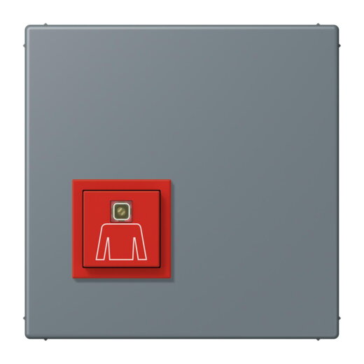 Jung Notrufsystem Ruftaster, Serie LS, gris 59 NRSLC0834RT251