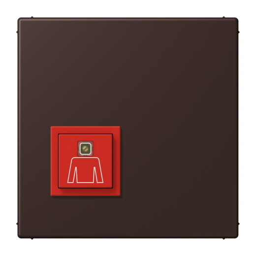 Jung Notrufsystem Ruftaster, Serie LS, terre d?ombre br?lée 59 NRSLC0834RT252