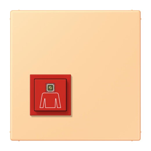 Jung Notrufsystem Ruftaster, Serie LS, terre sienne claire 59 NRSLC0834RT258