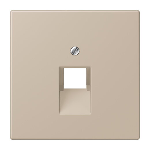 Jung Abdeckung für IAE/UAE-Anschlussdosen 1 x 8-polig, Thermoplast lackiert, Serie LS, ombre naturelle claire LC969-1UA243