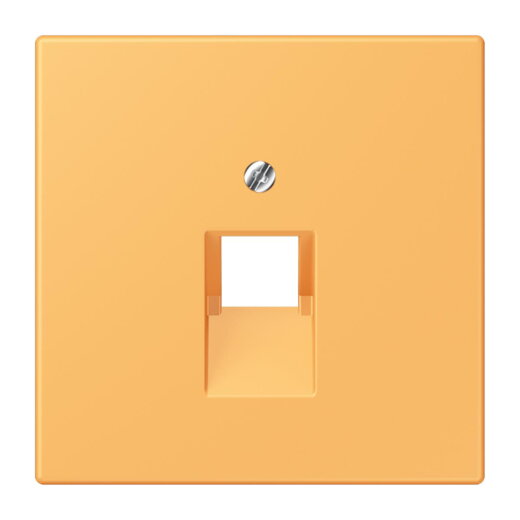 Jung Abdeckung für IAE/UAE-Anschlussdosen 1 x 8-polig, Thermoplast lackiert, Serie LS, ocre jaune clair LC969-1UA254