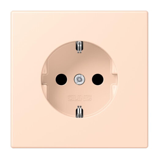 Jung SCHUKO Steckdose, 16 A 250 V ~, Serie LS, rose pâle LC1520228
