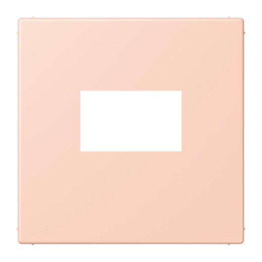 Jung Abdeckung für USB-Ladegerät, (gerastet), Serie LS, locre rouge clair LC1969USB234