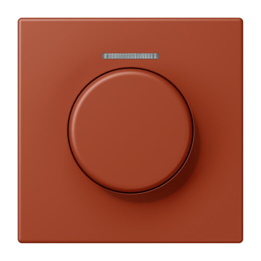 Jung Abdeckung mit Lichtleiter für KNX Drehsensor, Serie LS, locre rouge LC1940KO5232