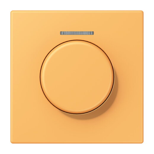 Jung Abdeckung mit Lichtleiter für KNX Drehsensor, Serie LS, ocre jaune clair LC1940KO5254