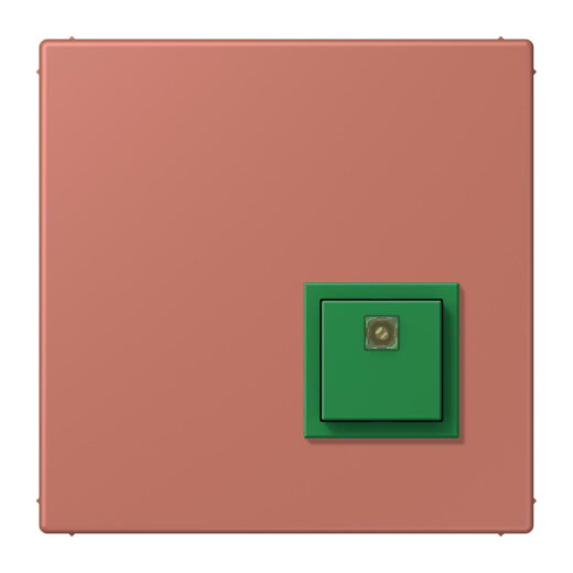 Jung Notrufsystem Abstelltaster, Serie LS, terre sienne brique NRSLC0834AT236