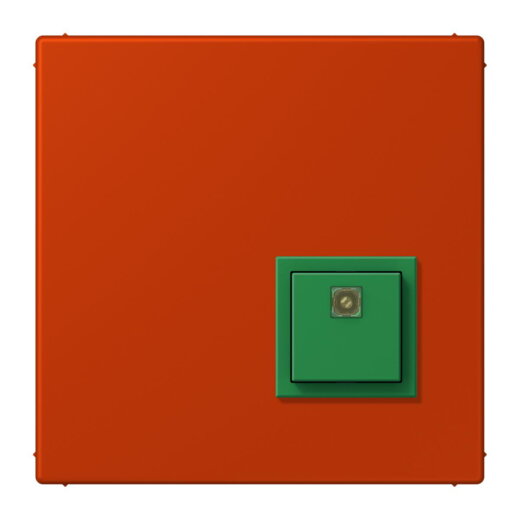 Jung Notrufsystem Abstelltaster, Serie LS, rouge vermillon 59 NRSLC0834AT244