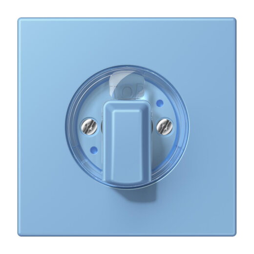 Jung Abdeckung für Drehschalter, Serie LS, bleu céruléen 59 LC1941256