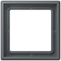 Jung Rahmen, 1-fach, LS 990, gris foncé 31...