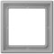 Jung Rahmen, 1-fach, LS 990, gris moyen LC981204