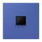 Jung Abdeckung (gerastet) für Modular-Jack-Steckbuchsen 1fach, Serie LS, bleu outremer 31 LC1969-1WE206