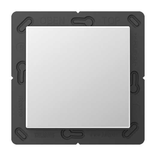 Jung Bluetooth® Low Energy Funk-Wandsender 2-kanalig, Serie A, aluminium BLEA590AL