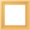 Jung Rahmen, 1-fach, LS ZERO, ocre jaune clair LCZ981BF254
