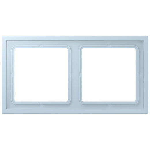 Jung Rahmen, 2-fach, LS ZERO, outremerclair LCZ982BF208