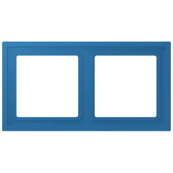 Jung Rahmen, 2-fach, LS ZERO, bleu...