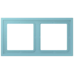 Jung Rahmen, 2-fach, LS ZERO, céruléen...