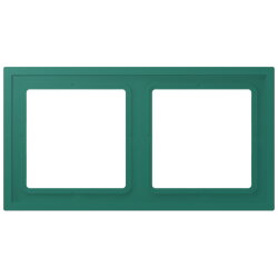 Jung Rahmen, 2-fach, LS ZERO, vert anglais LCZ982BF216