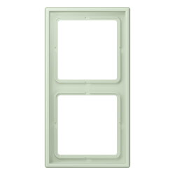 Jung Rahmen, 2-fach, LS 990, vert anglâis pale...