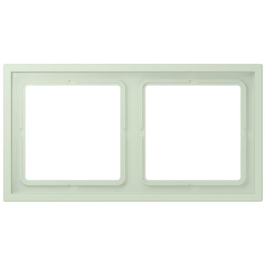Jung Rahmen, 2-fach, LS ZERO, vert anglâis pale LCZ982BF218