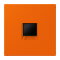 Jung Abdeckung (gerastet) für Modular-Jack-Steckbuchsen 1fach, Serie LS, orange LC1969-1WE224