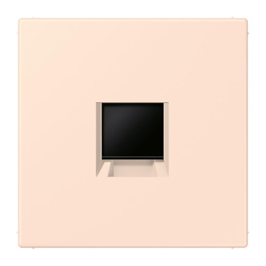 Jung Abdeckung (gerastet) für Modular-Jack-Steckbuchsen 1fach, Serie LS, orange pâle LC1969-1WE226