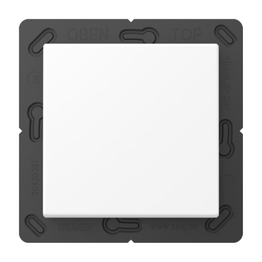 Jung Bluetooth® Low Energy Funk-Wandsender 2-kanalig, Serie A, schneeweiß matt BLEA590WWM