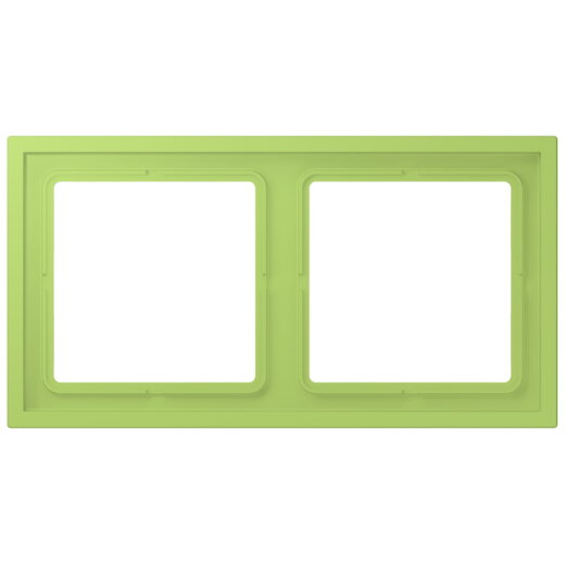 Jung Rahmen, 2-fach, LS ZERO, vert clair LCZ982BF221