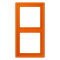 Jung Rahmen, 2-fach, LS 990, orange LC982224