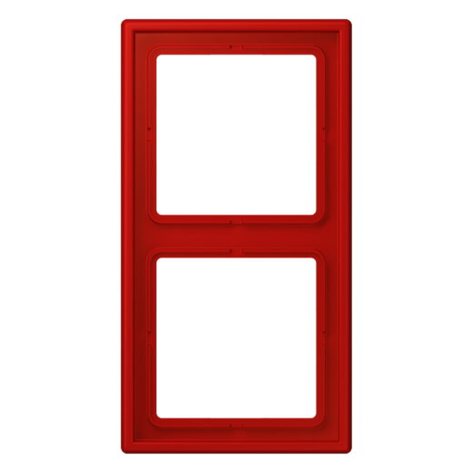 Jung Rahmen, 2-fach, LS 990, rouge vermillon 31 LC982227