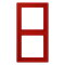 Jung Rahmen, 2-fach, LS 990, rouge vermillon 31 LC982227