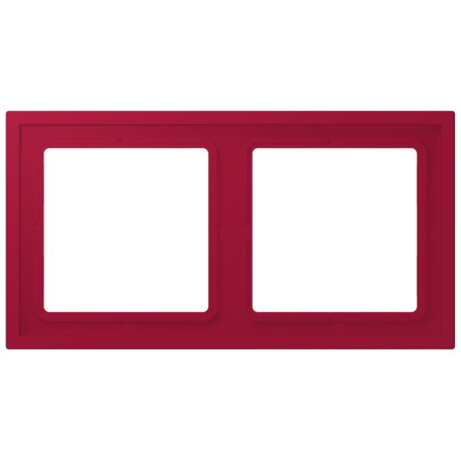 Jung Rahmen, 2-fach, LS ZERO, rouge carmin LCZ982BF229