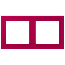 Jung Rahmen, 2-fach, LS ZERO, rouge rubia LCZ982BF230