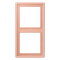 Jung Rahmen, 2-fach, LS 990, rose clair LC982231
