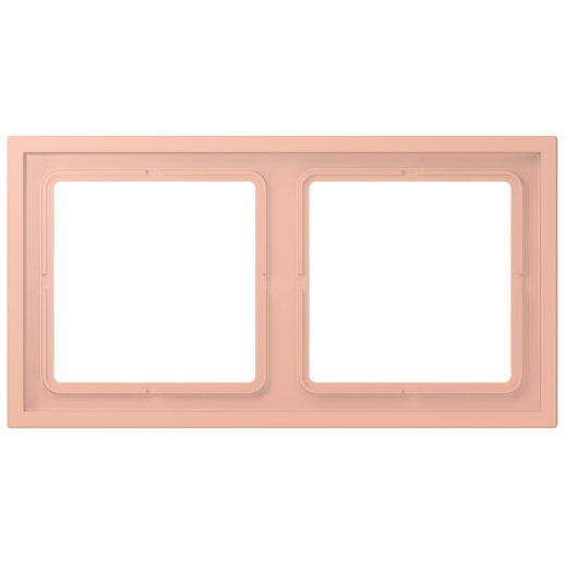 Jung Rahmen, 2-fach, LS ZERO, rose clair LCZ982BF231