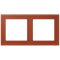 Jung Rahmen, 2-fach, LS ZERO, locre rouge LCZ982BF232